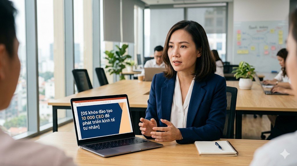 05 khóa đào tạo 10 000 CEO để phát triển kinh tế tư nhân