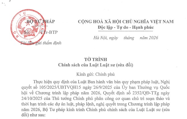Đã có Dự thảo Luật Luật sư
