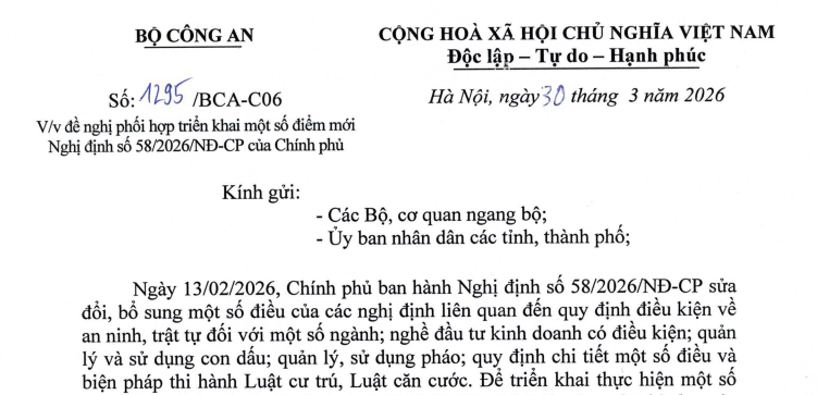 Toàn văn Công văn 1295/BCA-C06 điểm mới về số định danh cá nhân, số chứng minh nhân dân 09 số