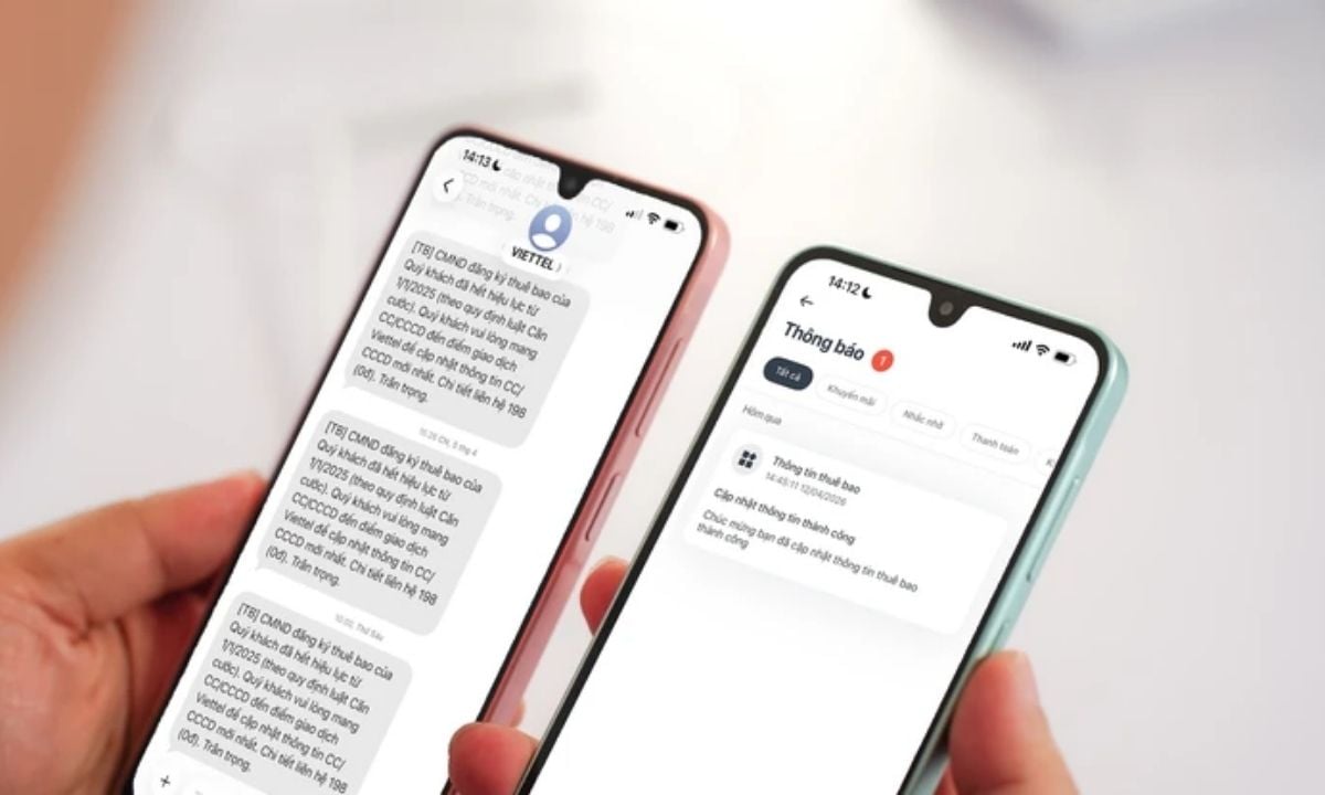 Thuê bao di động cập nhật thông tin cá nhân bằng những cách nào?