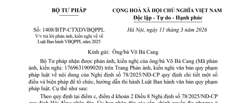 Công văn 1408: Hướng dẫn soạn thảo văn bản quy phạm pháp luật bằng tiếng anh của UBND các cấp