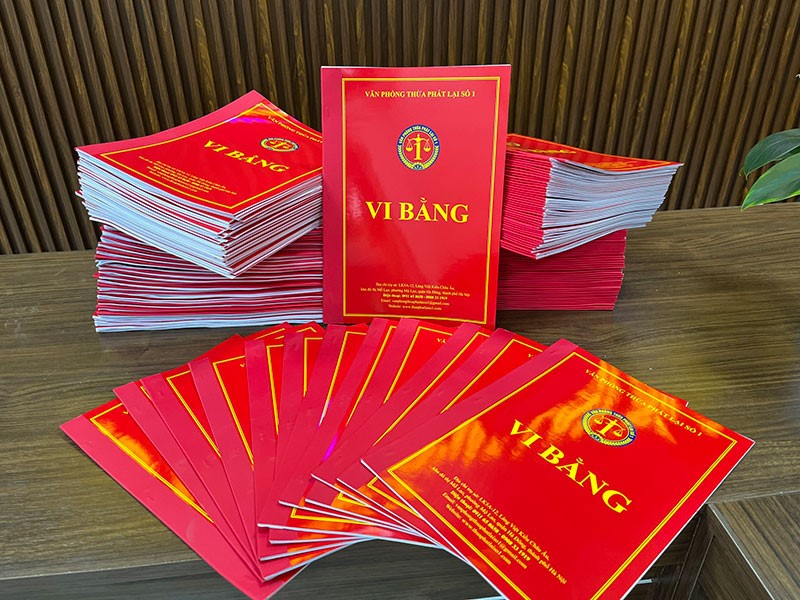 Thủ tục lập vi bằng từ ngày 01/7/2026