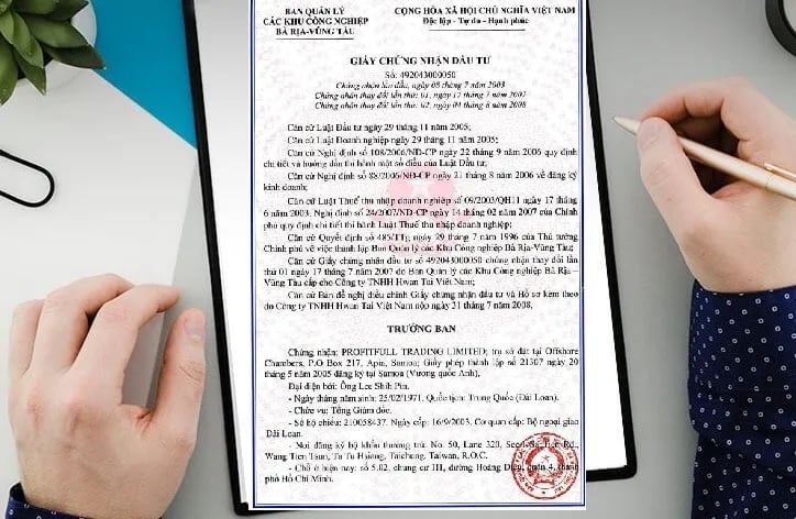 Thủ tục cấp đổi Giấy chứng nhận đăng ký đầu tư theo thủ tục đầu tư đặc biệt