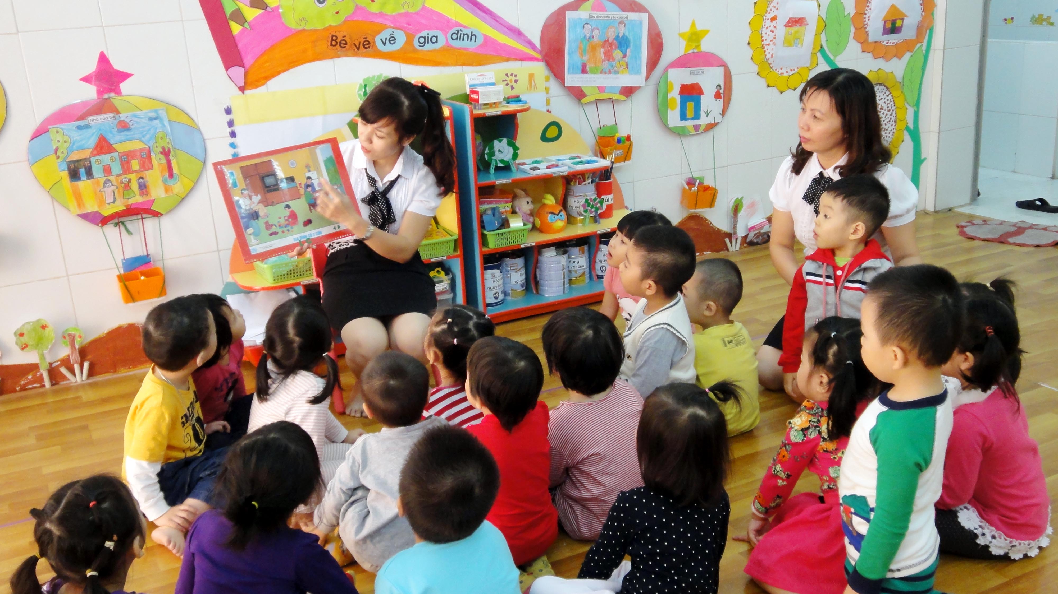 Mục tiêu 100% cơ sở giáo dục mầm non tổ chức theo dõi, đánh giá dinh dưỡng cho trẻ (hình ảnh từ Internet)