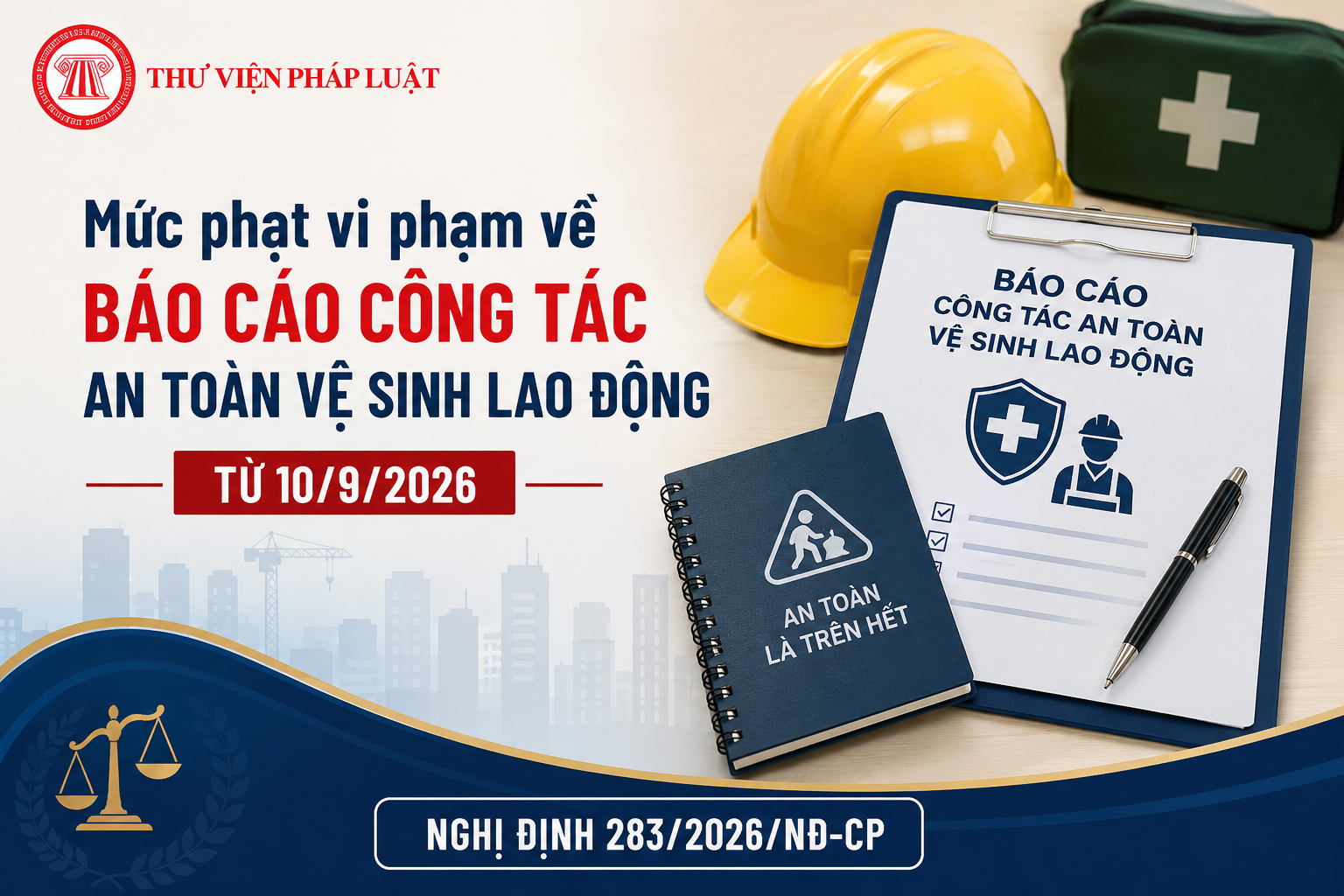 Mức phạt vi phạm về báo cáo công tác an toàn vệ sinh lao động từ 10/9/2026