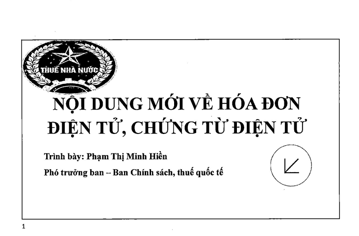 Slide điểm mới về hóa đơn điện tử tại Nghị định 254 và Thông tư 91