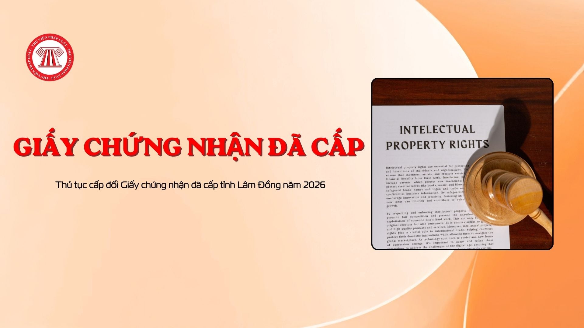 Thủ tục cấp đổi Giấy chứng nhận đã cấp tỉnh Lâm Đồng năm 2026