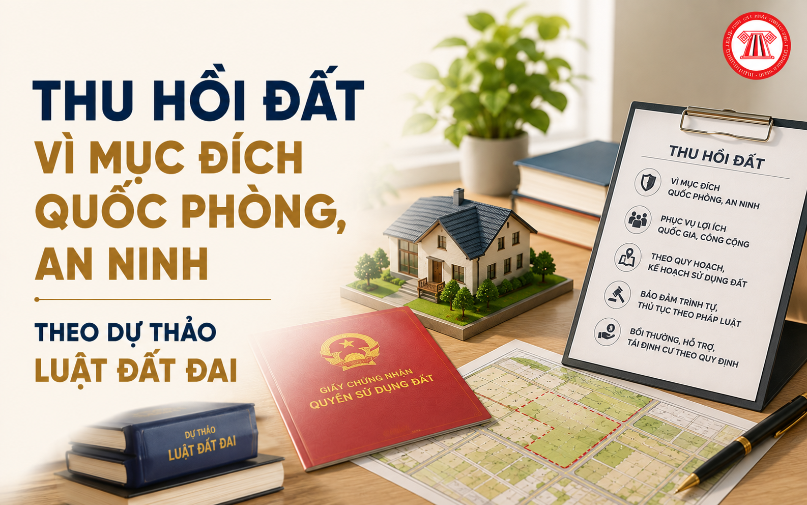 Trường hợp nào thu hồi đất vì mục đích quốc phòng an ninh theo Dự thảo Luật Đất đai?