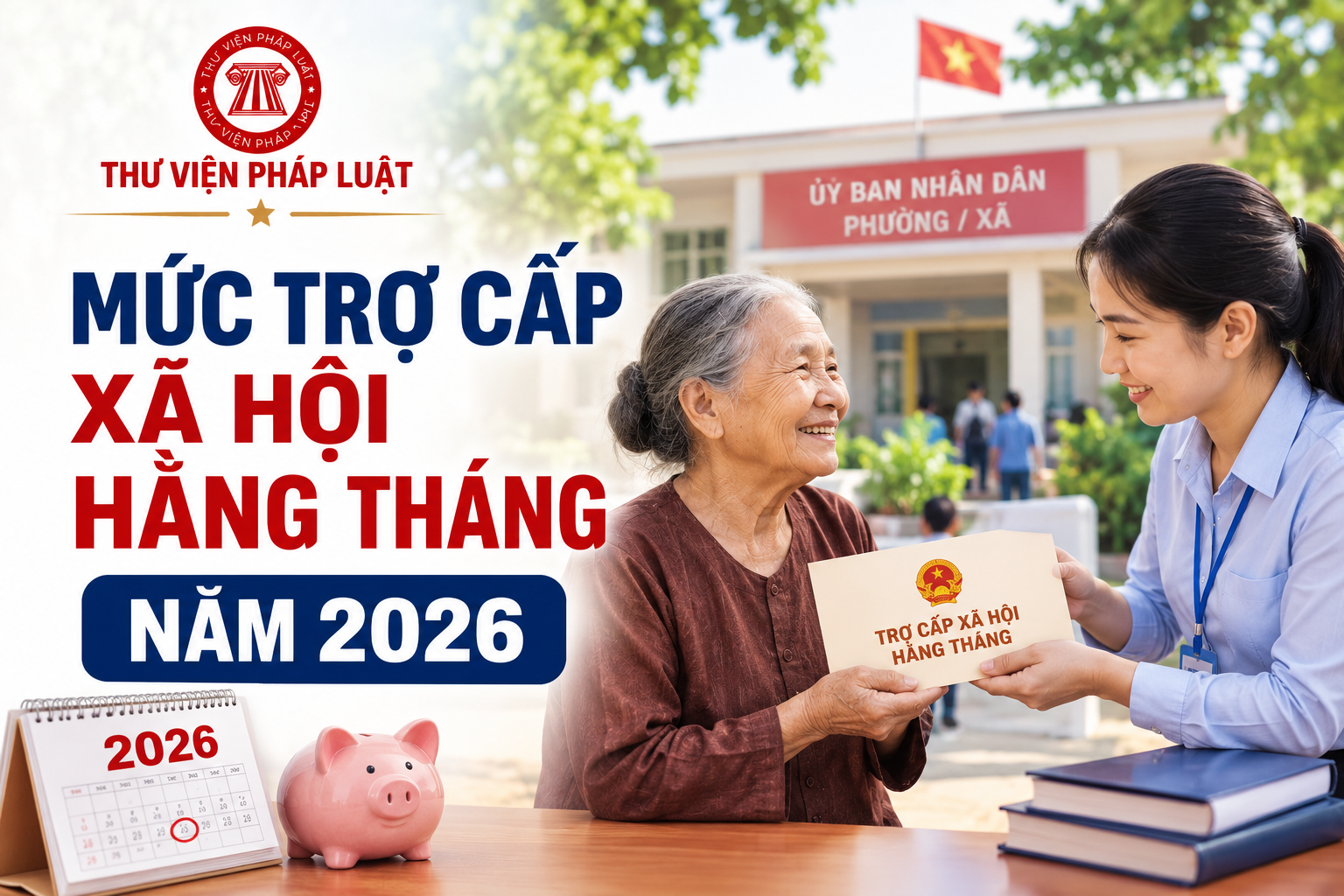 Mức trợ cấp xã hội hằng tháng theo Nghị định 335/2026/NĐ-CP là bao nhiêu?
