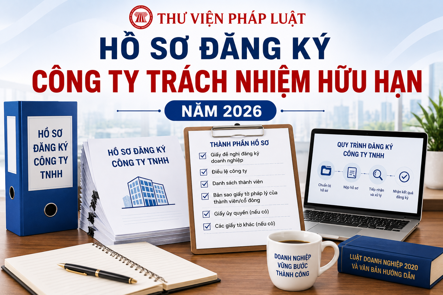 Hồ sơ đăng ký công ty trách nhiệm hữu hạn năm 2026 bao gồm những gì?