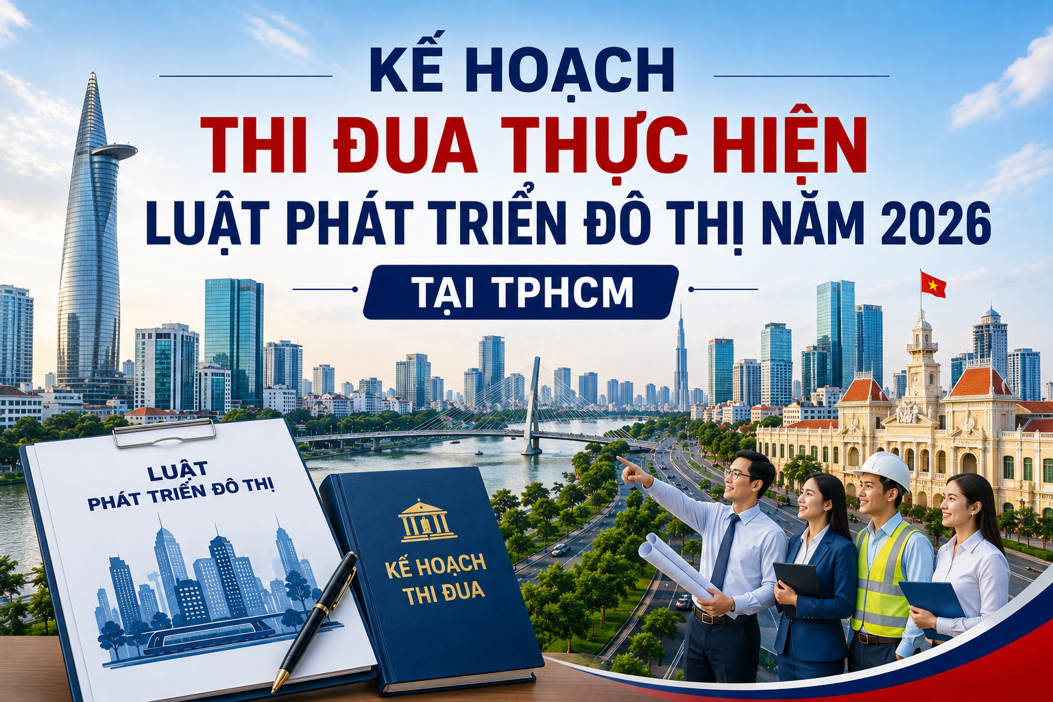 Kế hoạch thi đua thực hiện Luật Phát triển đô thị năm 2026 tại TPHCM có nội dung gì?