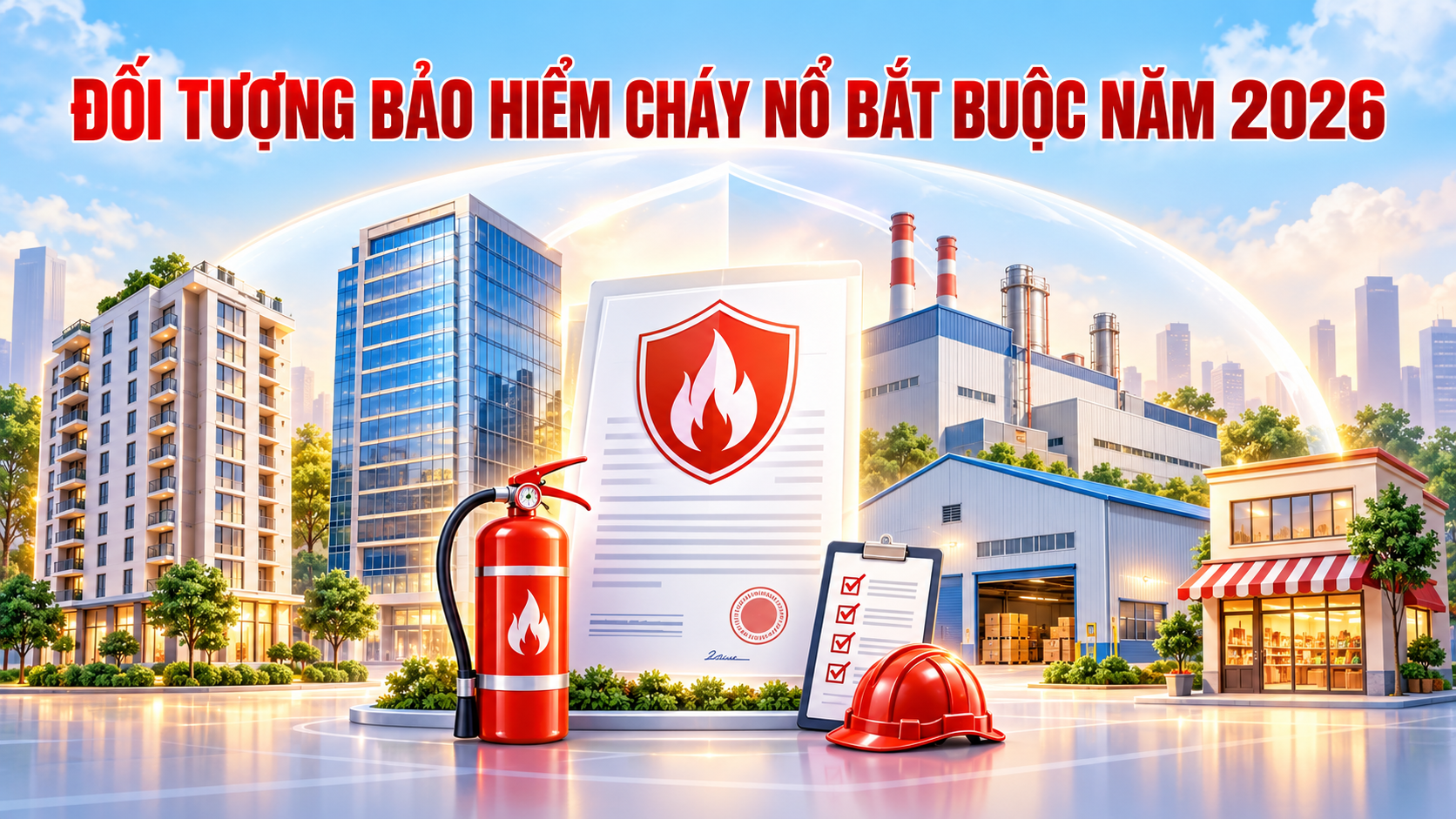 Đối tượng bảo hiểm cháy nổ bắt buộc năm 2026 thế nào?