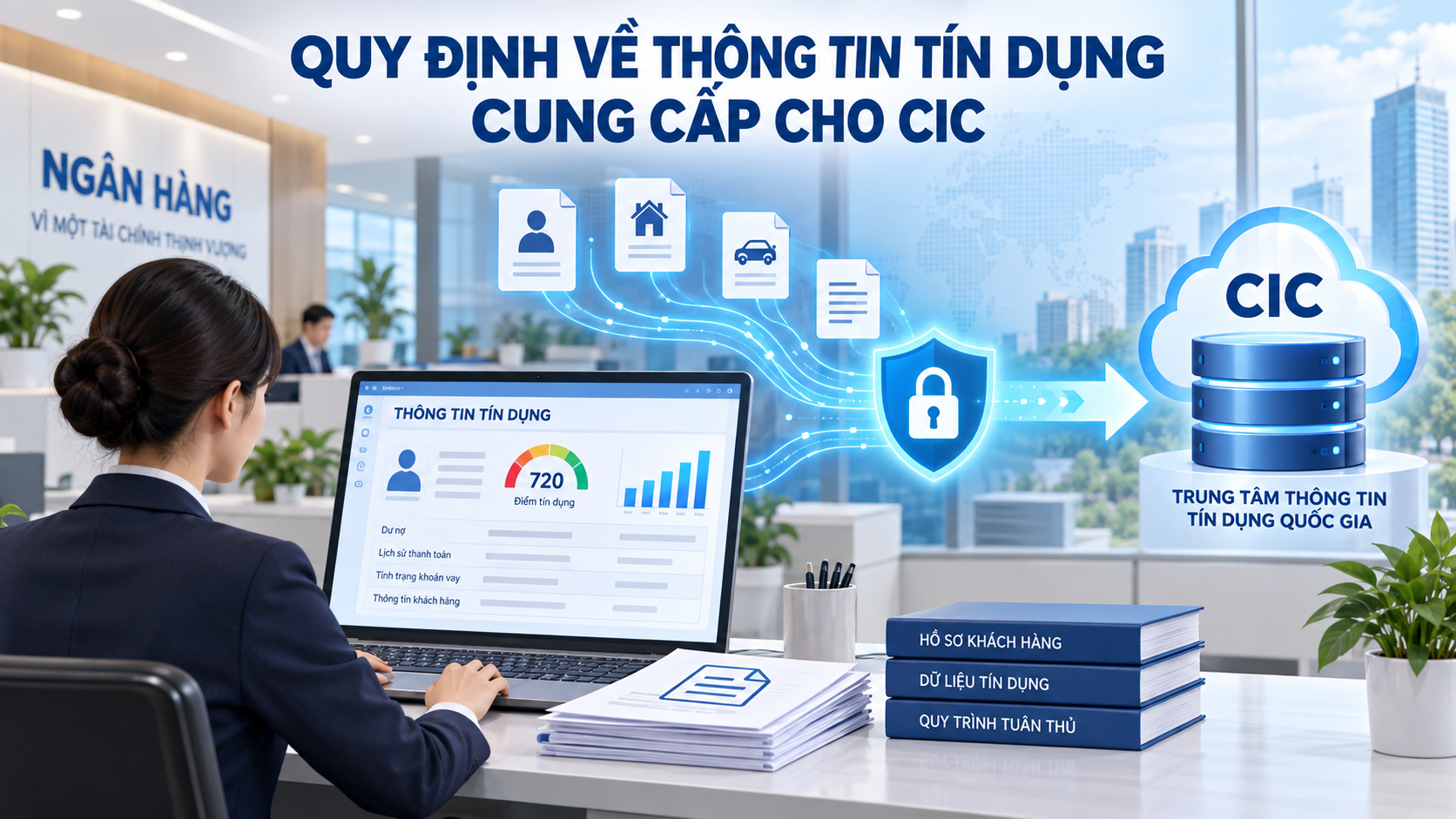Quy định về thông tin tín dụng cung cấp cho CIC ra sao?