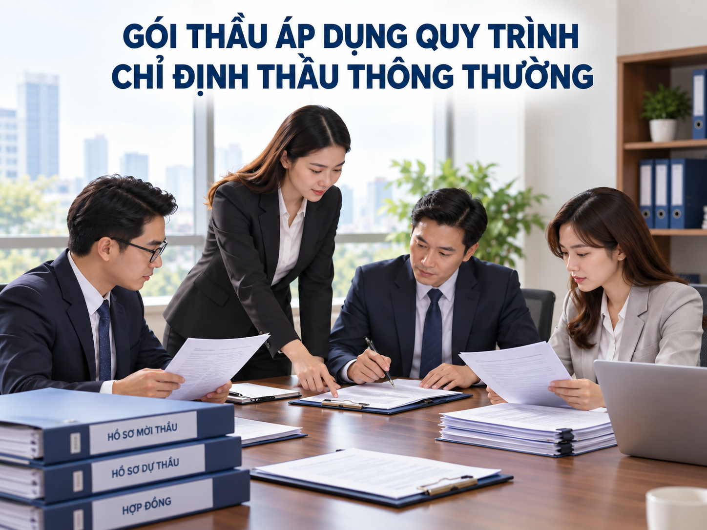 Gói thầu nào áp dụng quy trình chỉ định thầu thông thường?