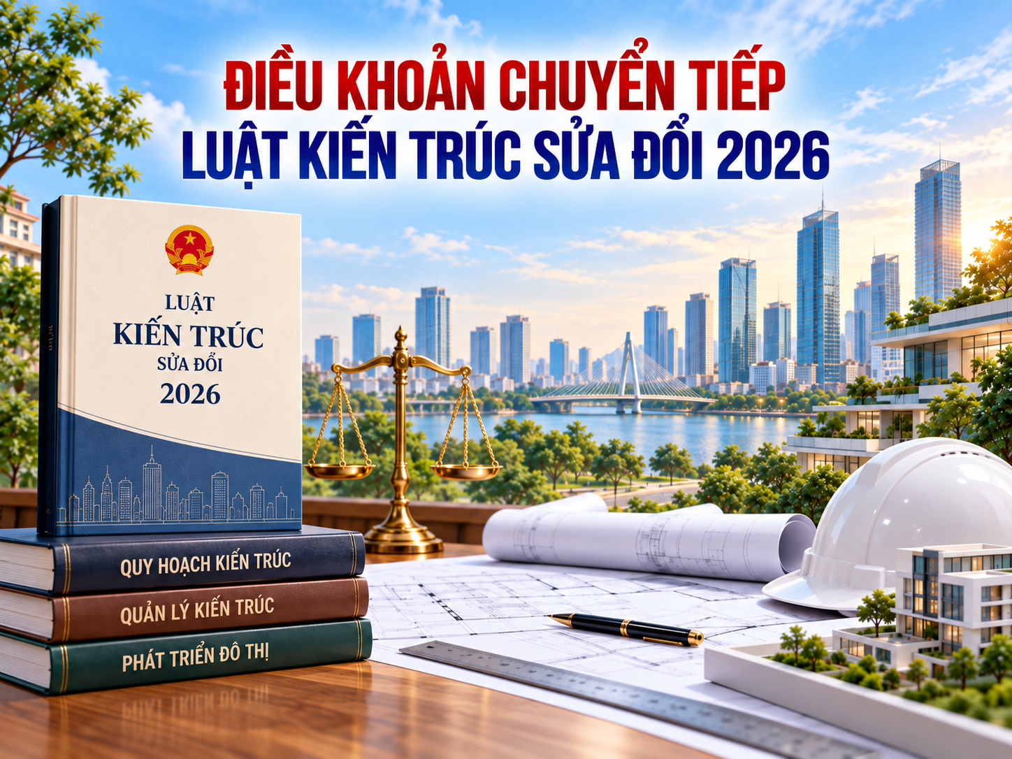Điều khoản chuyển tiếp Luật Kiến trúc sửa đổi 2026 có nội dung gì?