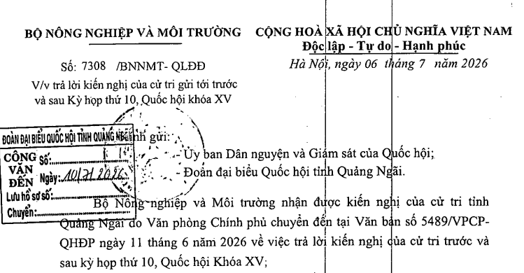 Công văn 7308/BNNMT-QLĐĐ về hệ thống Văn phòng Đăng ký đất đai được nghiên cứu, tổ chức thế nào? 