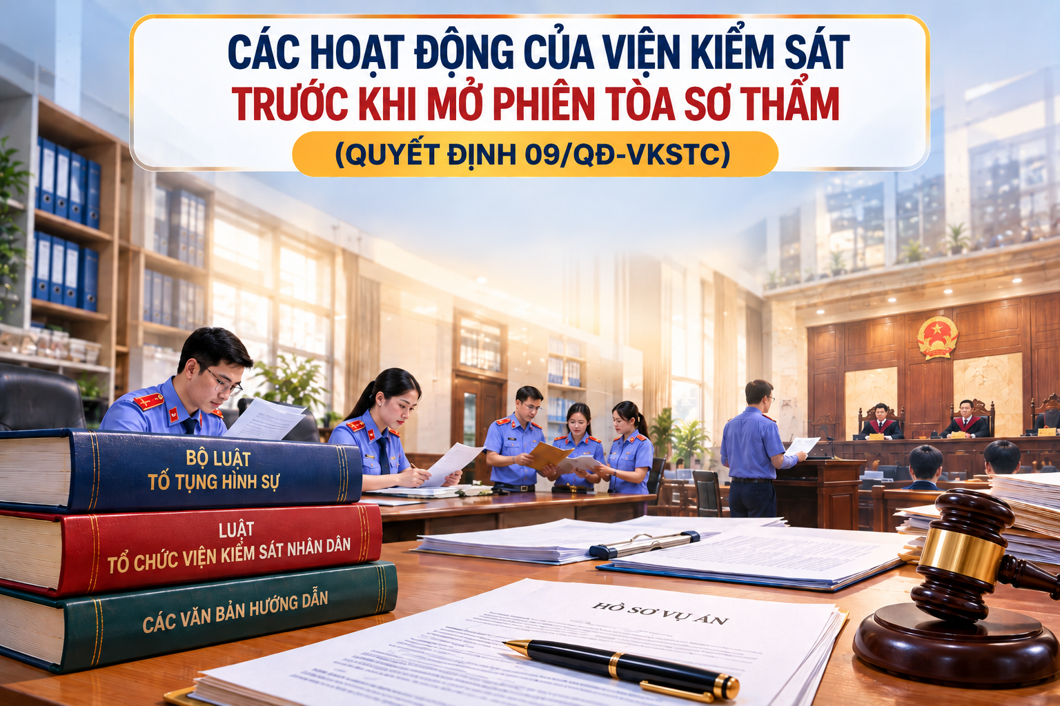 Viện kiểm sát thực hiện các hoạt động nào trước khi mở phiên tòa sơ thẩm?