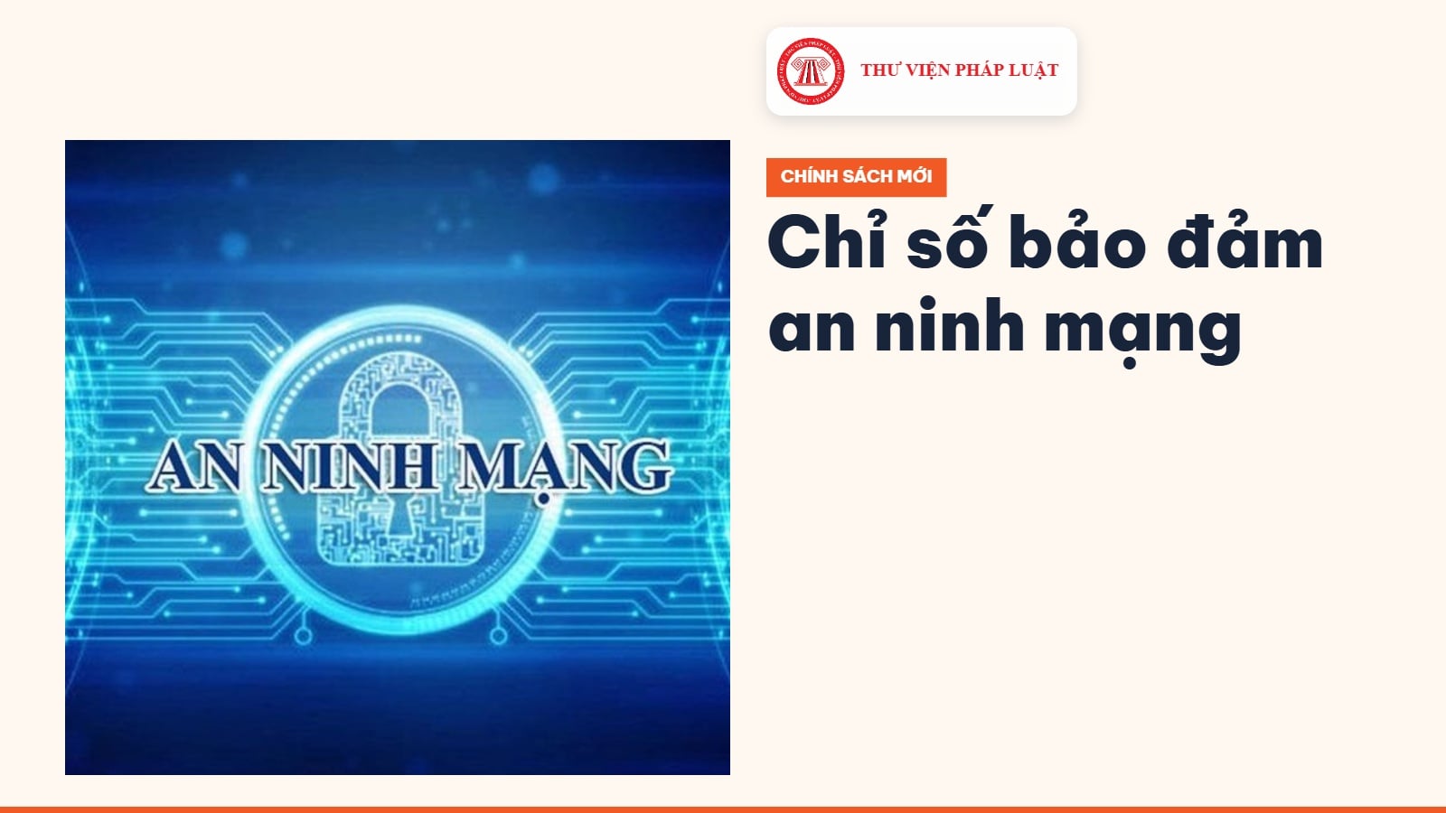 Chỉ số bảo đảm an ninh mạng theo Quyết định 1964/QĐ-TTg