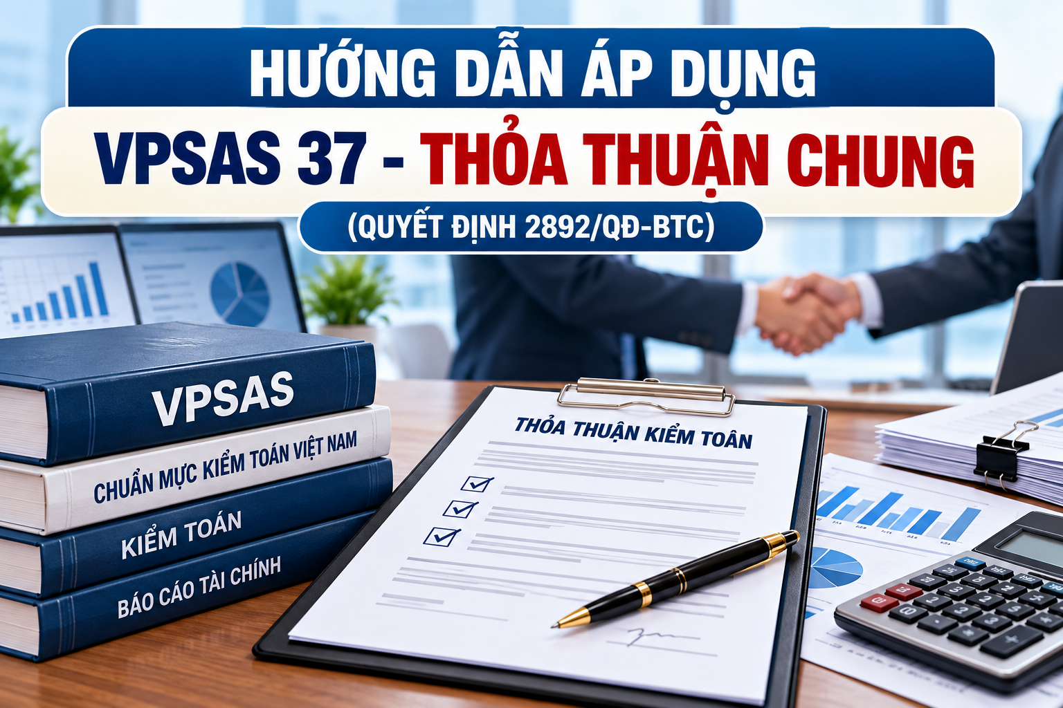 Hướng dẫn áp dụng VPSAS 37 - Thỏa thuận chung theo Quyết định 2892 thế nào?