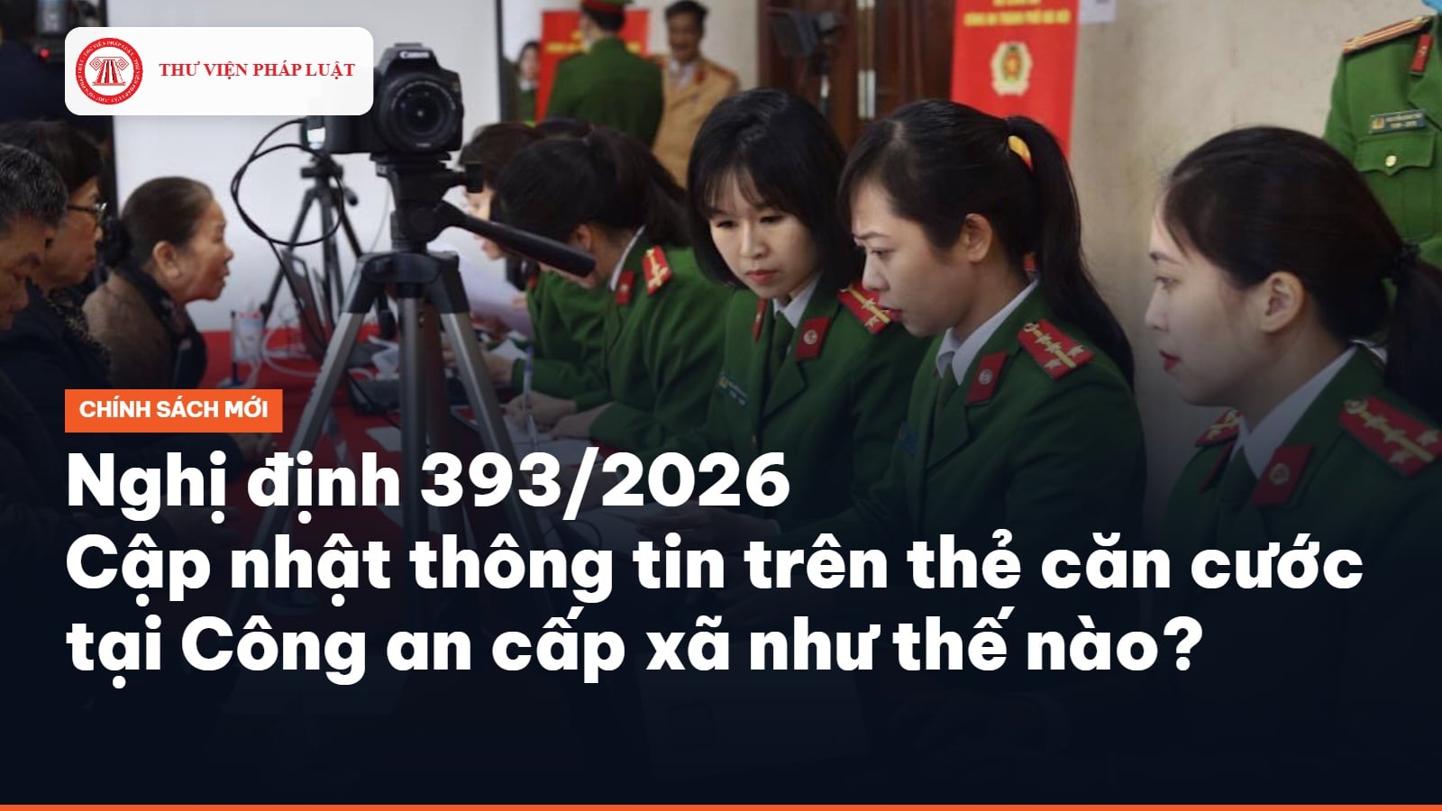 Cập nhật thông tin trên thẻ căn cước tại Công an cấp xã như thế nào? 
