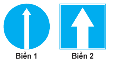 Biển nào báo hiệu “Đường một chiều”?