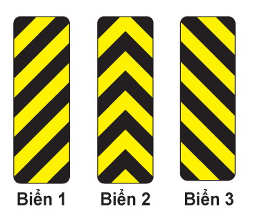 Khi di chuyển trên đường cao tốc, gặp biển nào thì người lái xe đi được cả hai hướng bên trái hoặc bên phải để tránh chướng ngại vật?