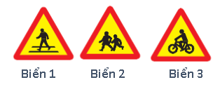 Biển nào báo hiệu gần đến đoạn đường thường có trẻ em đi ngang qua?